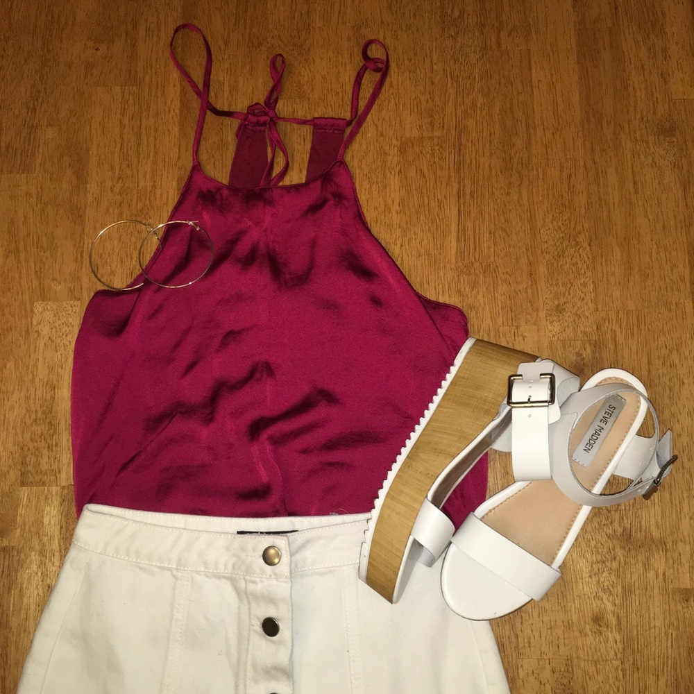 Satin Abercrombie & Fitch Bodysuit
